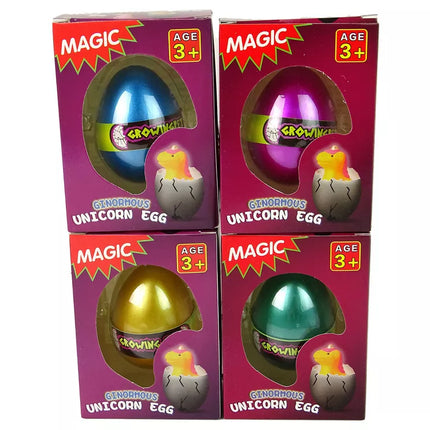 Vienaragio kiaušinis, augantis vandenyje, 6 cm, 4 spalvos