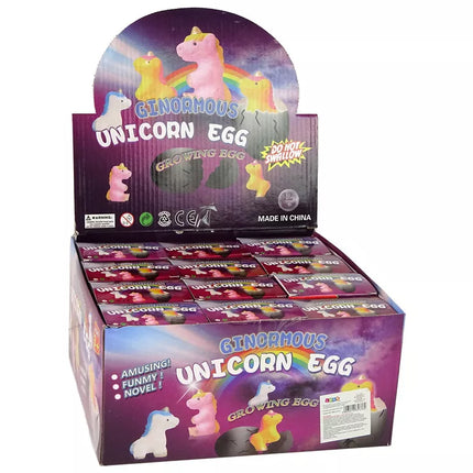 Vienaragio kiaušinis, augantis vandenyje, 6 cm, 4 spalvos