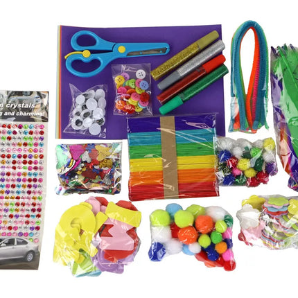 Kūrybiškas meninis rinkinys "Pasidaryk pats" stiklainyje