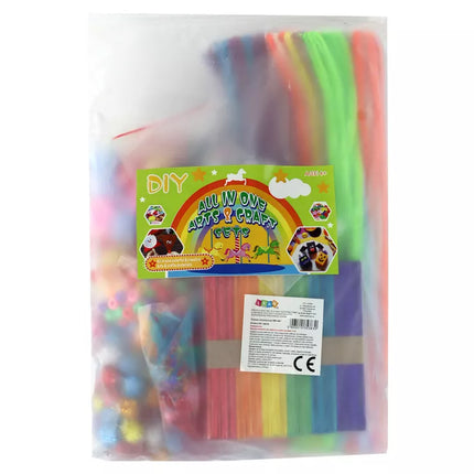 Meninis kūrybinis plastikinis rinkinys "Pasidaryk pats" krepšyje