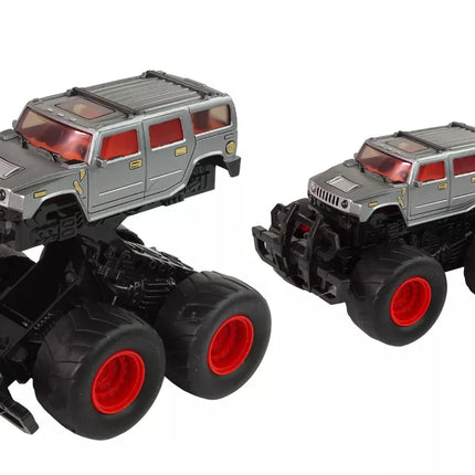 Metalinė transporto priemonė bekelėje Dideli ratai Įvairios spalvos Smūginis HAT13