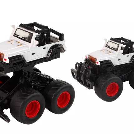 Metalinė transporto priemonė bekelėje Dideli ratai Įvairios spalvos Smūginis HAT13