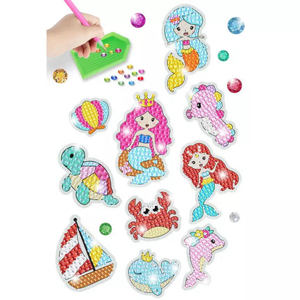 Deimantinių mozaikų rinkinys "Jūros pasaulio gyvūnai"