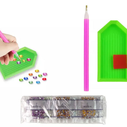 Deimantinių mozaikų rinkinys "Dinozaurai"