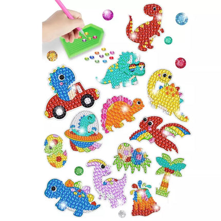 Deimantinių mozaikų rinkinys "Dinozaurai"