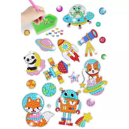 Deimantinių karoliukų rinkinys "Kosmoso astronautas"