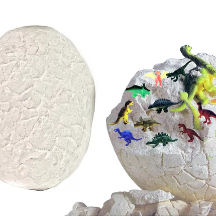 Archeologinis kasinėjimų rinkinys Didelis kiaušinis 12 figūrėlių dinozauras