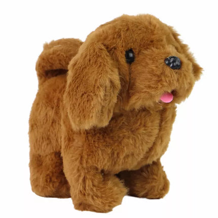 Interaktyvus žaislas šuniui, vaikštantis, lojantis, rudas