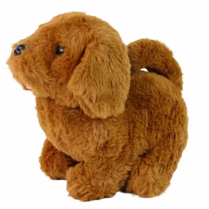 Interaktyvus žaislas šuniui, vaikštantis, lojantis, rudas