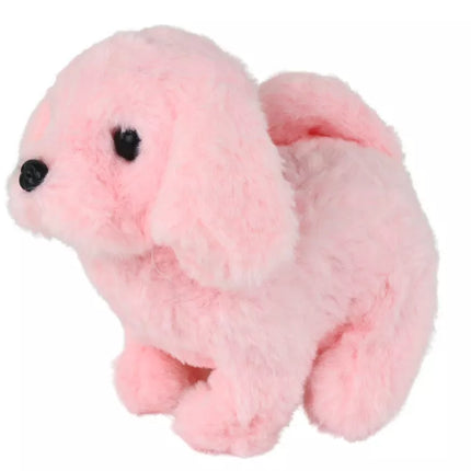 Interaktyvus žaislas šuniui, vaikštantis, lojantis, rožinis