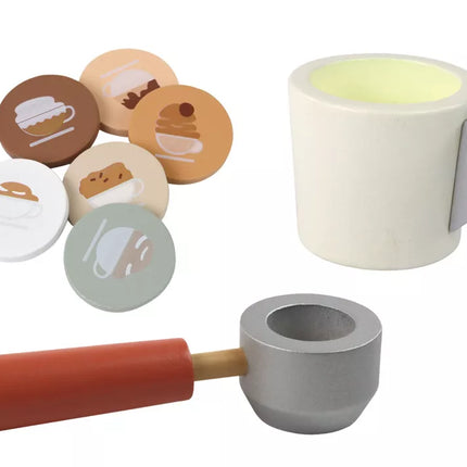 Medinis kavos aparato žaislinis puodelis