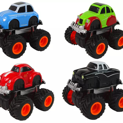 Metalinė mašina dideliais ratais, įvairių dizainų HXHG08