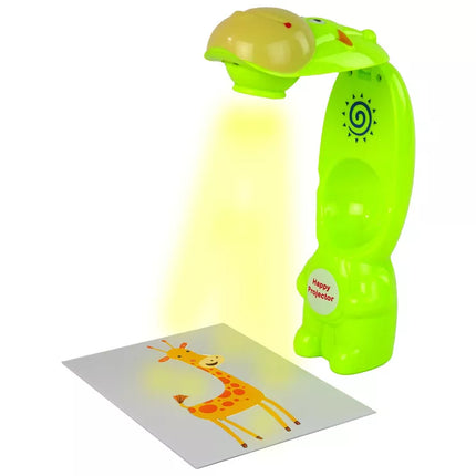 Piešimo projektorius, kreidiniai dažai, žalia