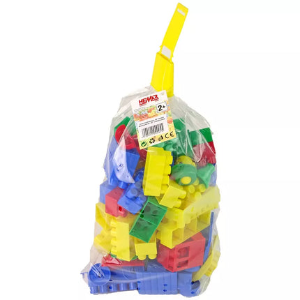 Spalvotos statybinės kaladėlės K2, vidutinės