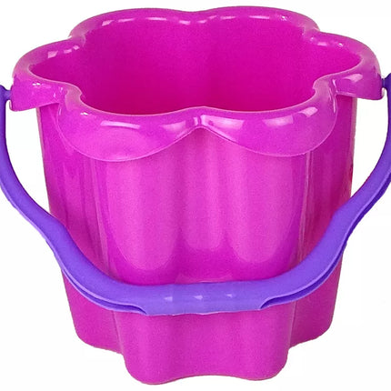 Smėlio kibirėlis "Gėlė", rožinis