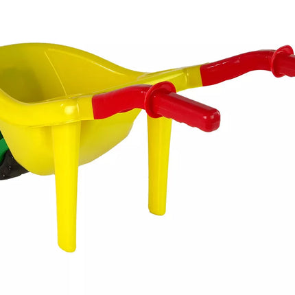 Didelis spalvotas sodo karutis, geltonas