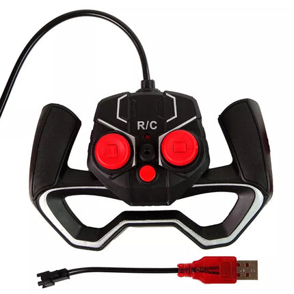 Nuotoliniu būdu valdomas bekelės automobilis R/C 1:18, raudonas.