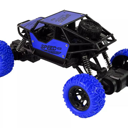 Nuotoliniu būdu valdomas visureigis R/C 1:18 mėlynas