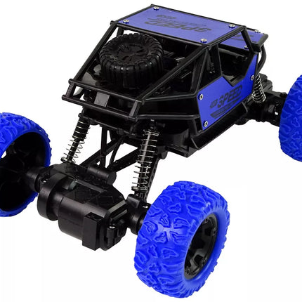 Nuotoliniu būdu valdomas visureigis R/C 1:18 mėlynas