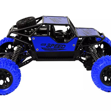 Nuotoliniu būdu valdomas visureigis R/C 1:18 mėlynas