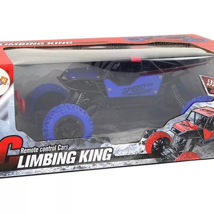 Nuotoliniu būdu valdomas visureigis R/C 1:18 mėlynas