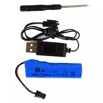 Didelis nuotoliniu būdu valdomas geltonas vikšrinis ekskavatorius