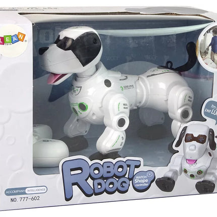 Interaktyvus nuotoliniu būdu valdomas robotas šuniukas