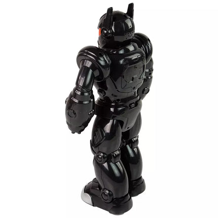 Interaktyvus robotas vaikšto, skleidžia garsus, šviečia, juodas