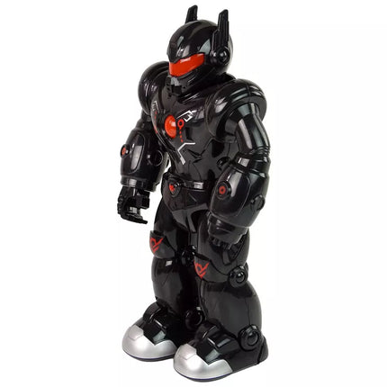 Interaktyvus robotas vaikšto, skleidžia garsus, šviečia, juodas