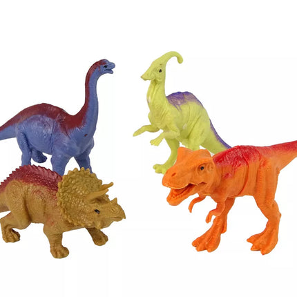 Dinozaurų figūrėlių rinkinys su priedais, 15 dalių