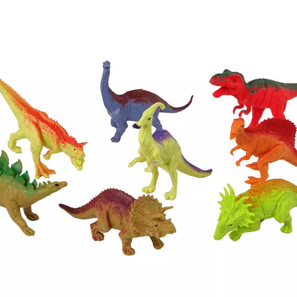 Dinozaurų figūrėlių rinkinys su priedais, 21 dalis