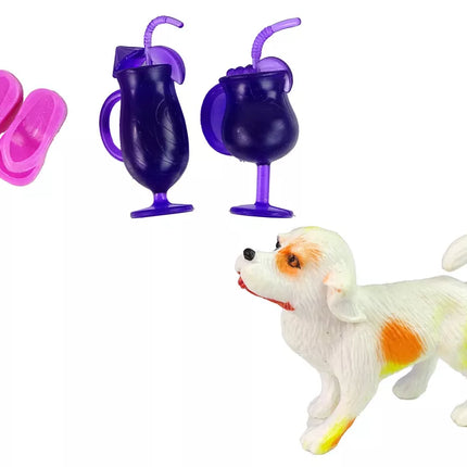 Lėlės priedai baseino čiuožykla