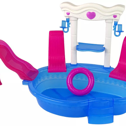 Lėlės priedai baseino čiuožykla