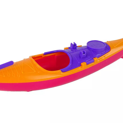Lėlių rinkinio priedai, baidarė, oranžinė