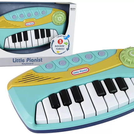 Mažasis pianistas Interaktyvus mėlynas pianinas