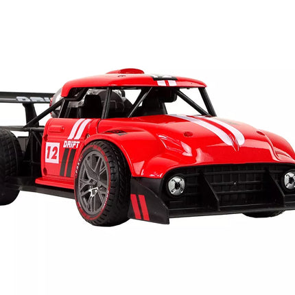 Nuotoliniu būdu valdomas sportinis automobilis R/C 1:16 raudonas.