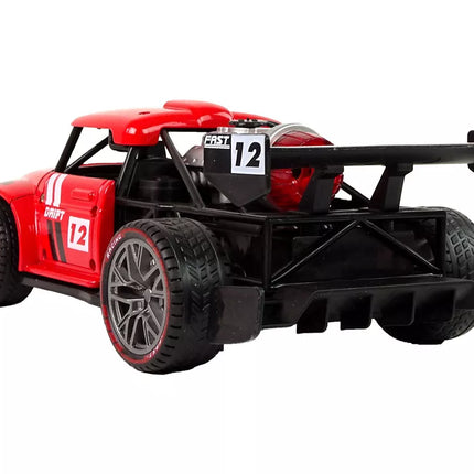 Nuotoliniu būdu valdomas sportinis automobilis R/C 1:16 raudonas.