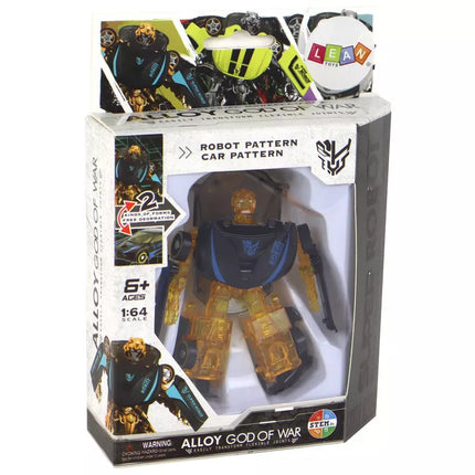 Super Robotas Automobilis 2in1 Transformacija Mastelis 1:64