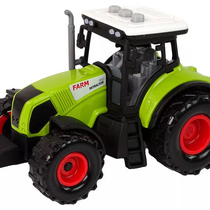 Traktoriaus rinkinys su technikos priekaba, cisternine priekaba, LED šviesomis ir garsais