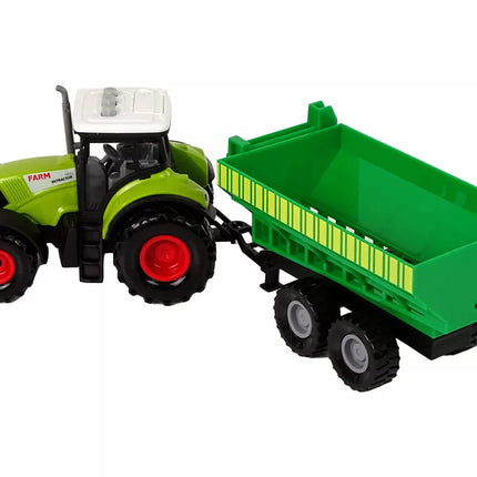 Traktoriaus rinkinys su technikos priekaba, cisternine priekaba, LED šviesomis ir garsais