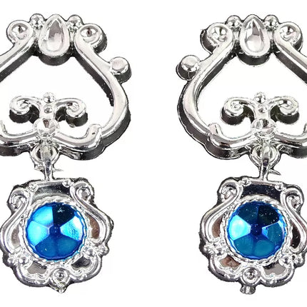 Rinkinys mažajai princesei „Mėlyna karūna“, karnavalinis balius + priedai.