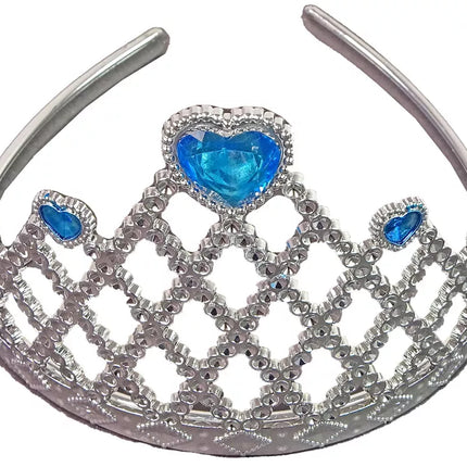 Rinkinys mažajai princesei „Mėlyna karūna“, karnavalinis balius + priedai.