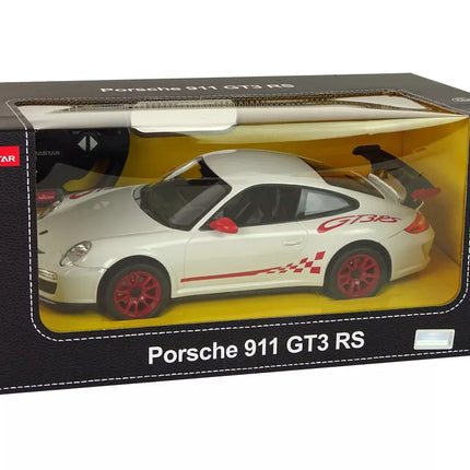Automobilis R/C Porsche 911 GT3 RS 1:14 Rastar baltas
