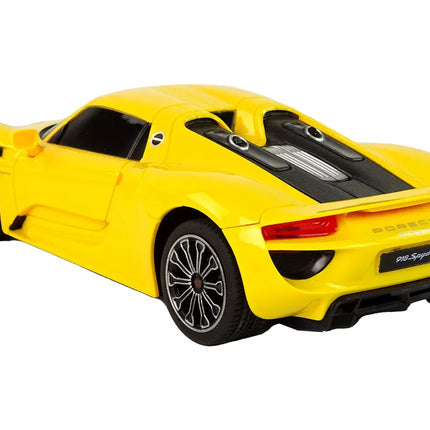 Automobilis R/C Porsche 918 1:24 Rastar Geltonas