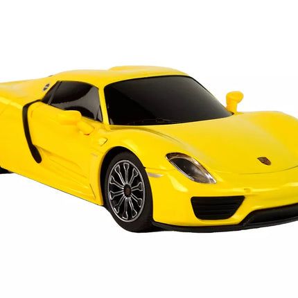 Automobilis R/C Porsche 918 1:24 Rastar Geltonas