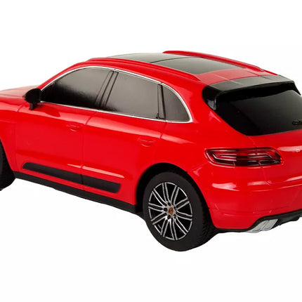Automobilis R/C Porsche Macan Turbo 1:24 Rastar Raudonas