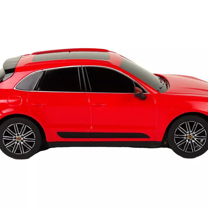 Automobilis R/C Porsche Macan Turbo 1:24 Rastar Raudonas