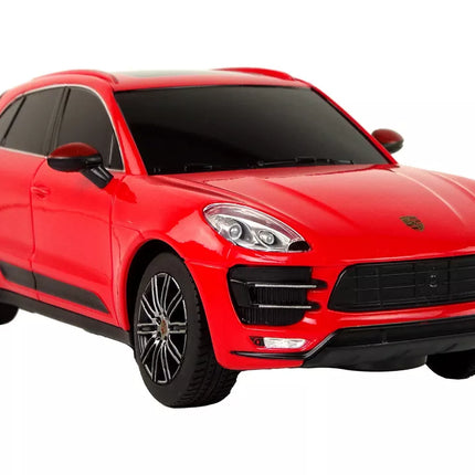 Automobilis R/C Porsche Macan Turbo 1:24 Rastar Raudonas