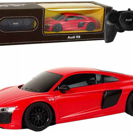 Automobilis R/C Audi R8 1:24 Rastar Red