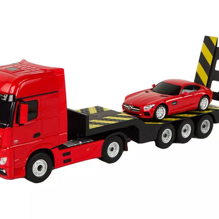 Autobusiukas R/C Mercedes-Benz 1:26 Raudonas